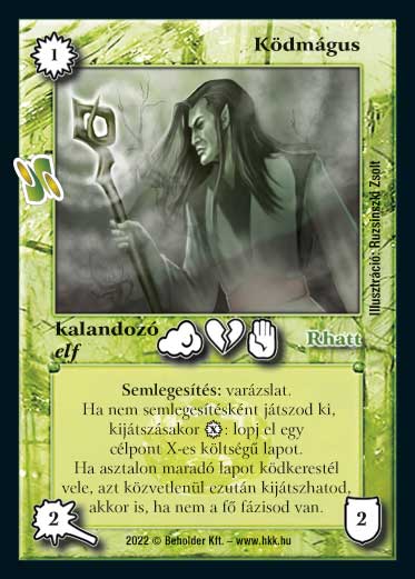 Kiadás: Kódos lapok
Gyakoriság: ritka