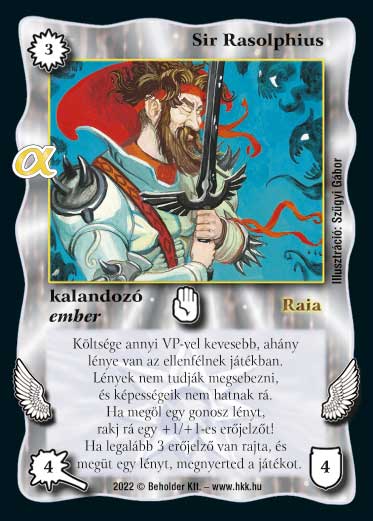 Kiadás: Alfa Pakli - Varázslények
Gyakoriság: ritka