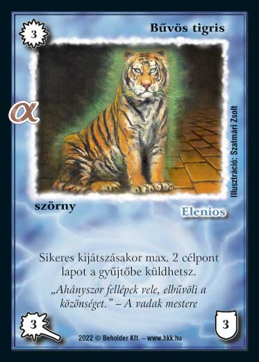 Kiadás: Alfa Pakli - Varázslények
Gyakoriság: gyakori