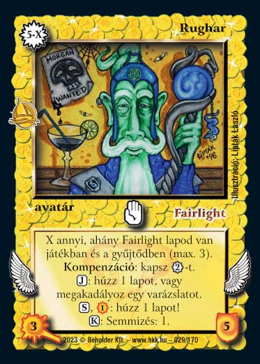 Kiadás: Hódítások, Védnök 2023
Gyakoriság: ritka