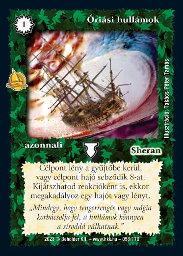 Kiadás: Hódítások
Gyakoriság: ritka