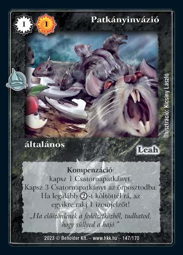 Kiadás: Hódítások
Gyakoriság: nem gyakori