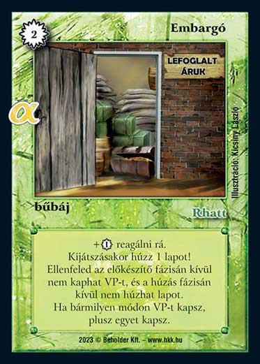 Kiadás: Alfa Pakli - Kereskedők
Gyakoriság: ritka