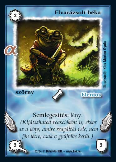 Kiadás: Alfa Pakli - Boszorkányok
Gyakoriság: gyakori