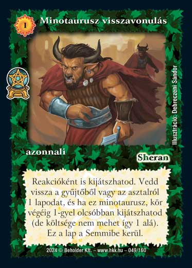 Kiadás: Varázsdimenzió
Gyakoriság: ritka