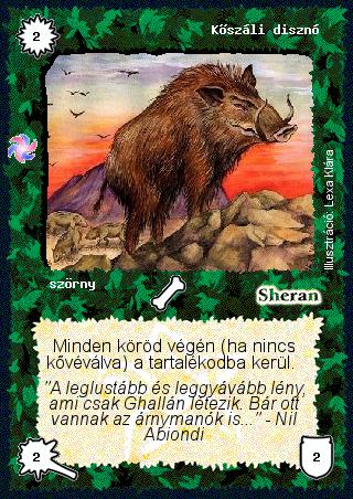 Kiadás: Létsíkok, Túlélők Földje
Gyakoriság: gyakori