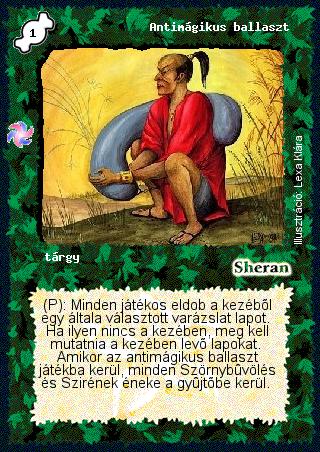 Kiadás: Létsíkok, Túlélők Földje
Gyakoriság: nem gyakori