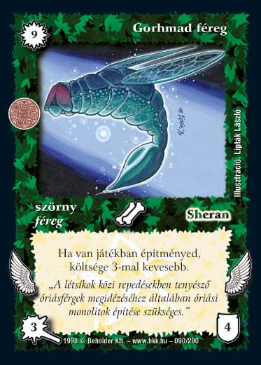 Kiadás: Isteni szövetség, Túlélők Földje
Gyakoriság: nem gyakori