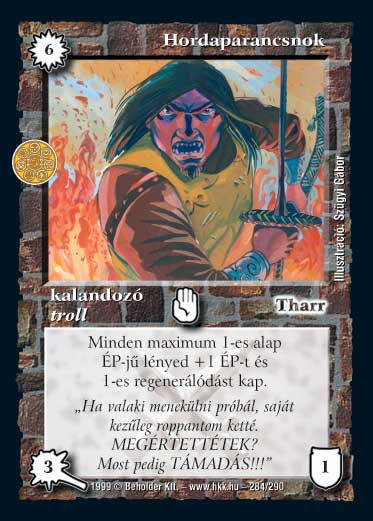 Kiadás: Aranyforrás, Túlélők Földje
Gyakoriság: ritka