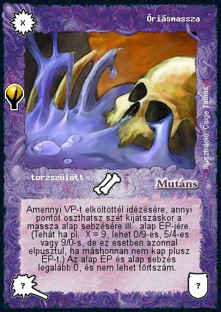 Kiadás: Alappakli, 5. kiadás (Ősök városa)
Gyakoriság: ritka