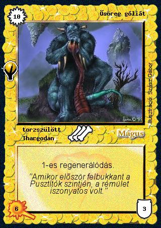 Kiadás: Alappakli, 5. kiadás (Ősök városa)
Gyakoriság: ritka