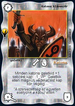 Kiadás: Alappakli, 5. kiadás (Ősök városa)
Gyakoriság: ritka