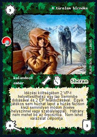 Kiadás: Két világ közt, Alappakli, 6. kiadás (Ősök Városa), Alappakli, 7. kiadás (Ősök Városa)
Gyakoriság: nem gyakori