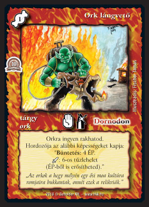 Kiadás: Víziók, Alappakli, 10. kiadás
Gyakoriság: gyakori