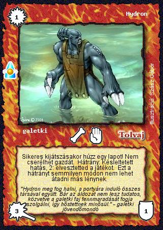 Kiadás: Víziók, Alappakli, 7. kiadás (Ősök Városa)
Gyakoriság: ritka