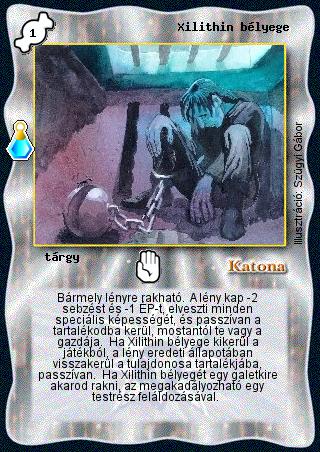Kiadás: Esthar Császárság
Gyakoriság: ritka