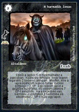 Kiadás: Az apokalipszis lovasai (Zén)
Gyakoriság: ritka