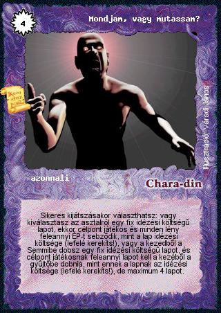 Kiadás: Káoszkatlan
Gyakoriság: ultra ritka