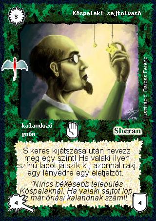 Kiadás: Sárkánymágia
Gyakoriság: nem gyakori