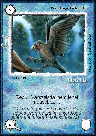 Kiadás: HKK junior
Gyakoriság: nem gyakori