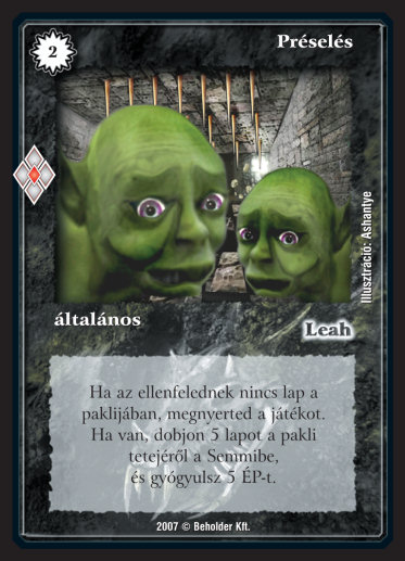 Kiadás: Misztikus Erők
Gyakoriság: nem gyakori