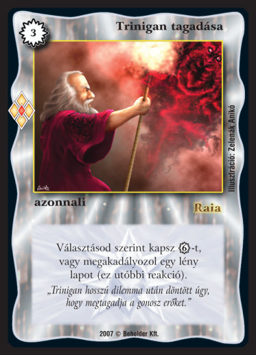 Kiadás: Misztikus Erők
Gyakoriság: ritka