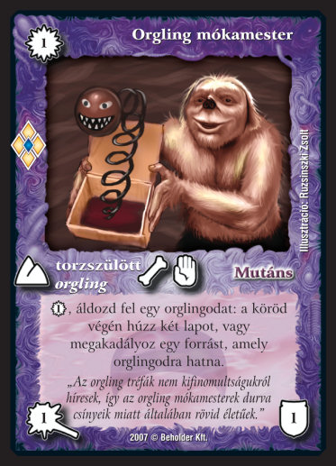 Kiadás: Misztikus Erők
Gyakoriság: ritka