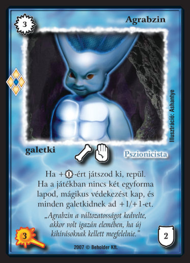 Kiadás: Misztikus Erők
Gyakoriság: ritka