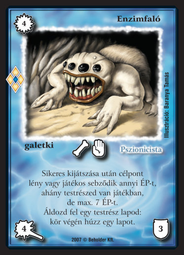 Kiadás: Misztikus Erők
Gyakoriság: ritka