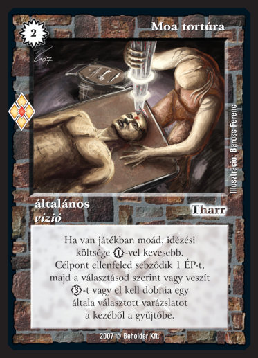 Kiadás: Misztikus Erők
Gyakoriság: ritka