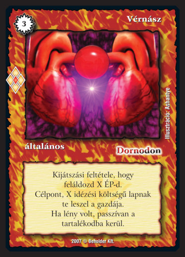 Kiadás: Misztikus Erők
Gyakoriság: ritka