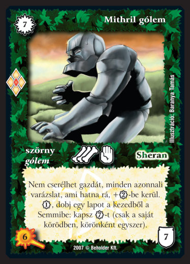 Kiadás: Misztikus Erők
Gyakoriság: ritka