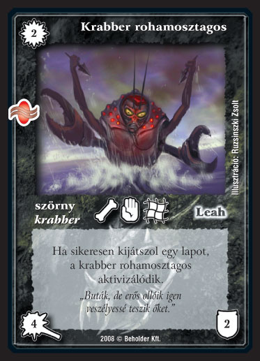 Kiadás: Tengermély
Gyakoriság: gyakori