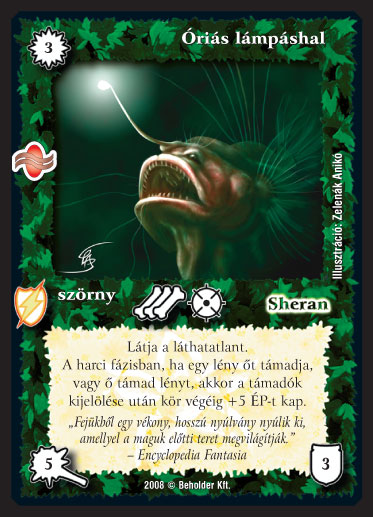 Kiadás: Tengermély
Gyakoriság: gyakori