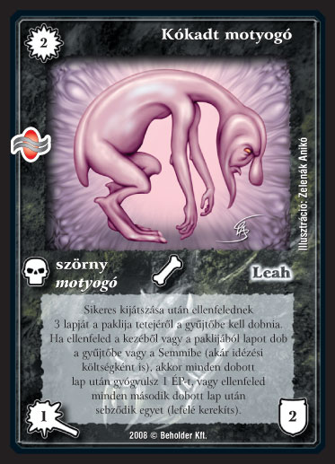 Kiadás: Tengermély
Gyakoriság: nem gyakori