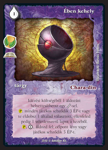 Kiadás: Varázstárgyak (Zén)
Gyakoriság: ritka