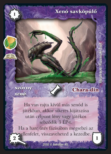 Kiadás: Varázstárgyak (Zén)
Gyakoriság: ritka