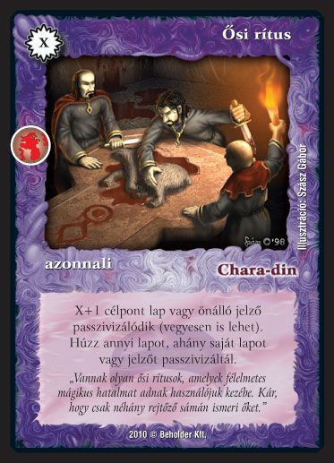 Kiadás: Örökkévalóság
Gyakoriság: gyakori