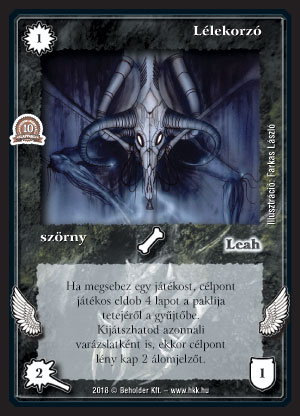 Kiadás: Örökkévalóság, Alappakli, 10. kiadás
Gyakoriság: gyakori