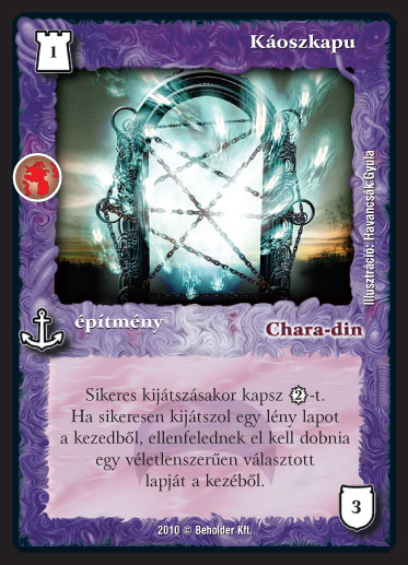 Kiadás: Örökkévalóság, Alappakli, 10. kiadás
Gyakoriság: gyakori