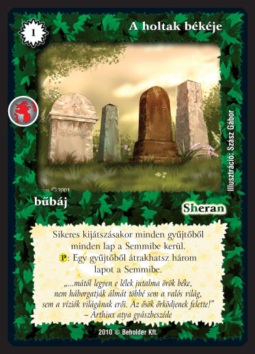 Kiadás: Örökkévalóság
Gyakoriság: nem gyakori