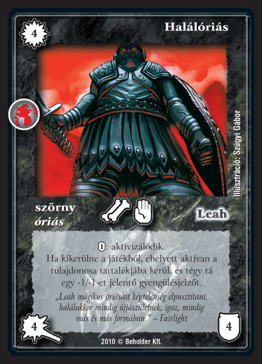 Kiadás: Örökkévalóság
Gyakoriság: nem gyakori