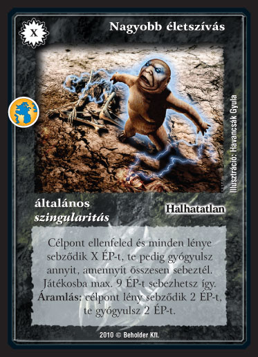 Kiadás: Örökkévalóság
Gyakoriság: ritka