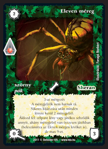 Kiadás: Zanszilánkok
Gyakoriság: nem gyakori