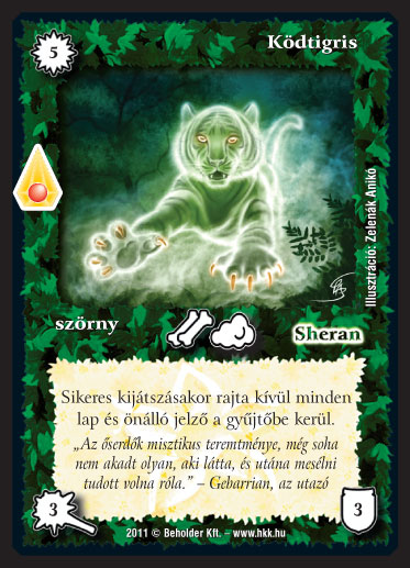 Kiadás: Zanszilánkok
Gyakoriság: ritka