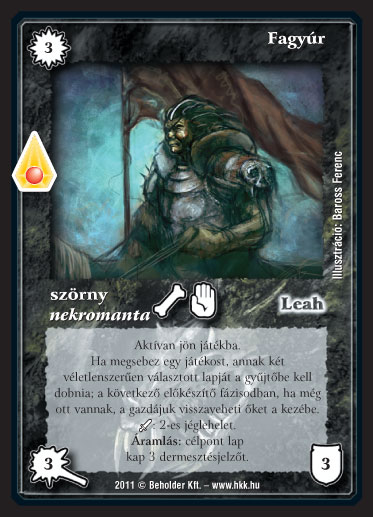 Kiadás: Zanszilánkok
Gyakoriság: ritka