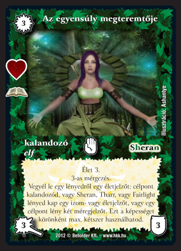 Kiadás: Halhatatlan lények (Zén)
Gyakoriság: ritka