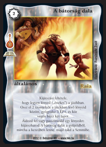 Kiadás: Alanori Dalverseny (Zén)
Gyakoriság: ritka