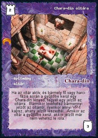 Kiadás: Chara-din visszatér
Gyakoriság: gyakori