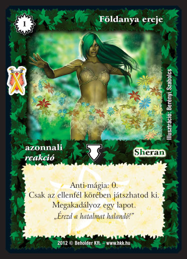 Kiadás: Istenek viadala
Gyakoriság: ritka